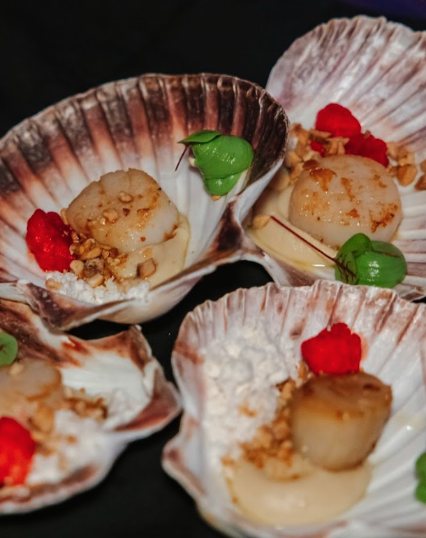Coquilles served at Supper Restaurant