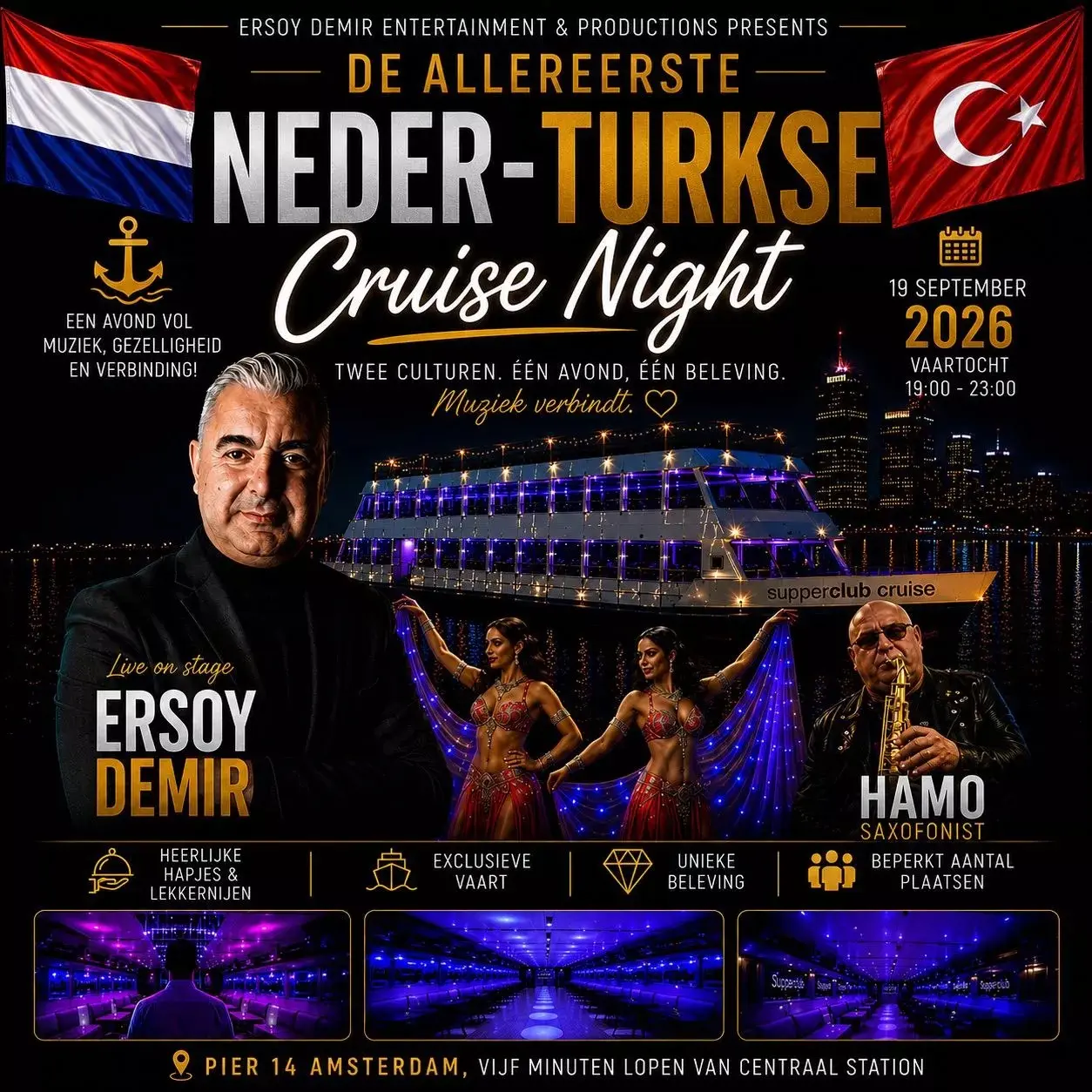 Neder-Turkse Cruise Night in Supperclub Cruise, Amsterdam